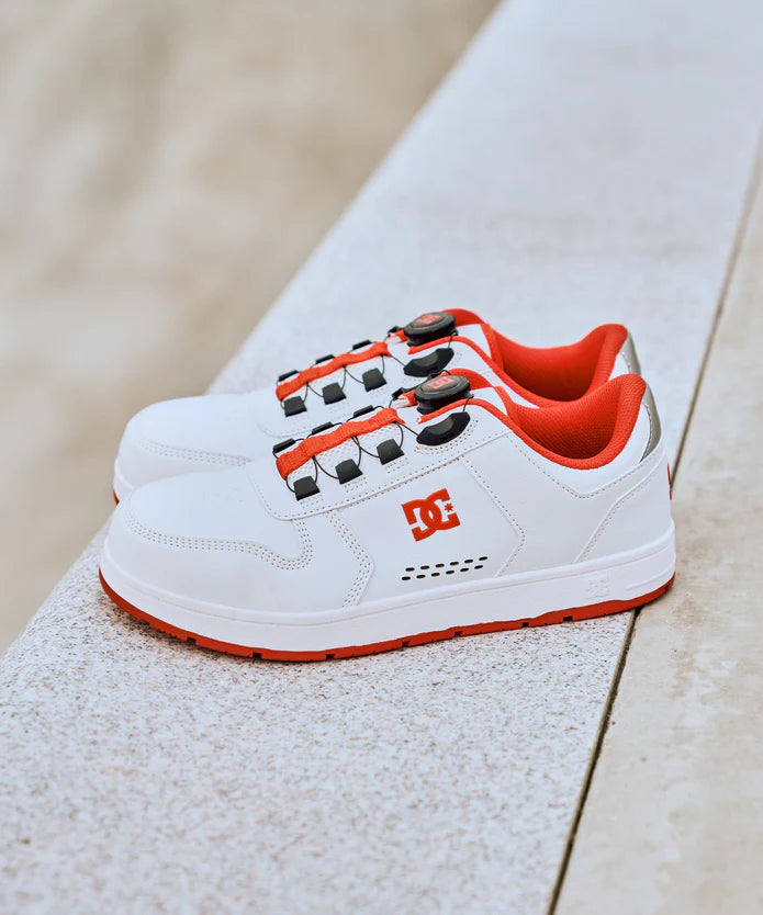 DC SHOES メンズ PHACTOR DL DP005702 プロテクティブスニーカー JSAA A種 3E ダイヤル式 ガラス繊維強化樹脂製先芯  安全靴