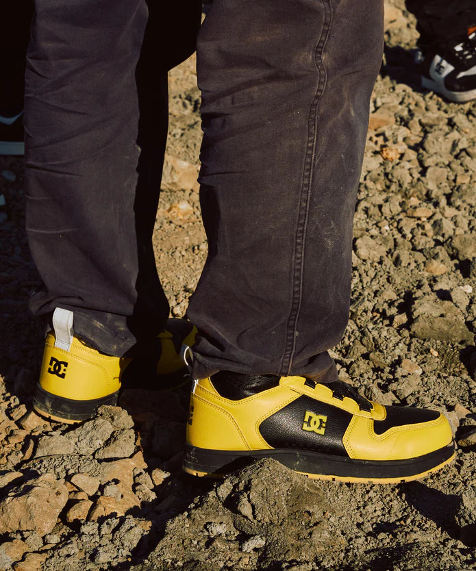 DC SHOES メンズ PHACTOR HI DL DP005701 プロテクティブスニーカー JSAA A種 3E ダイヤル式 ガラス繊維強化樹脂製先芯