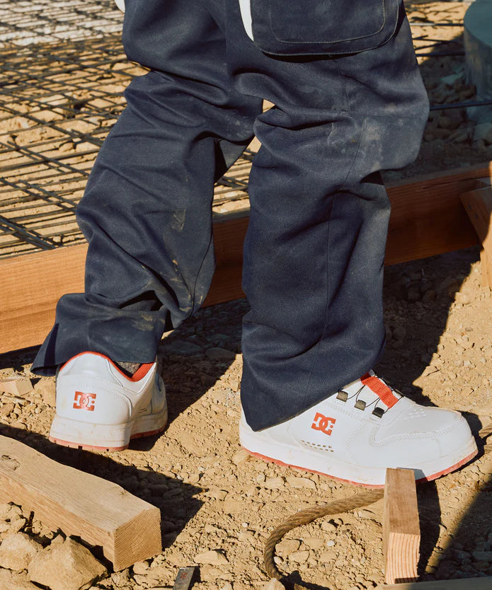 DC SHOES メンズ PHACTOR DL DP005702 プロテクティブスニーカー JSAA A種 3E ダイヤル式 ガラス繊維強化樹脂製先芯  安全靴