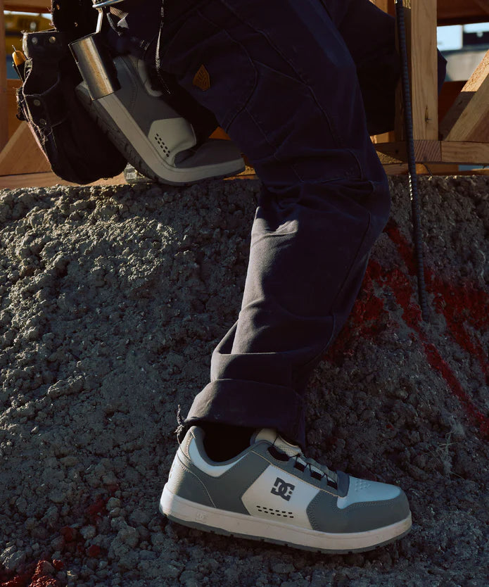 DC SHOES メンズ PHACTOR DL DP005702 プロテクティブスニーカー JSAA A種 3E ダイヤル式 ガラス繊維強化樹脂製先芯  安全靴