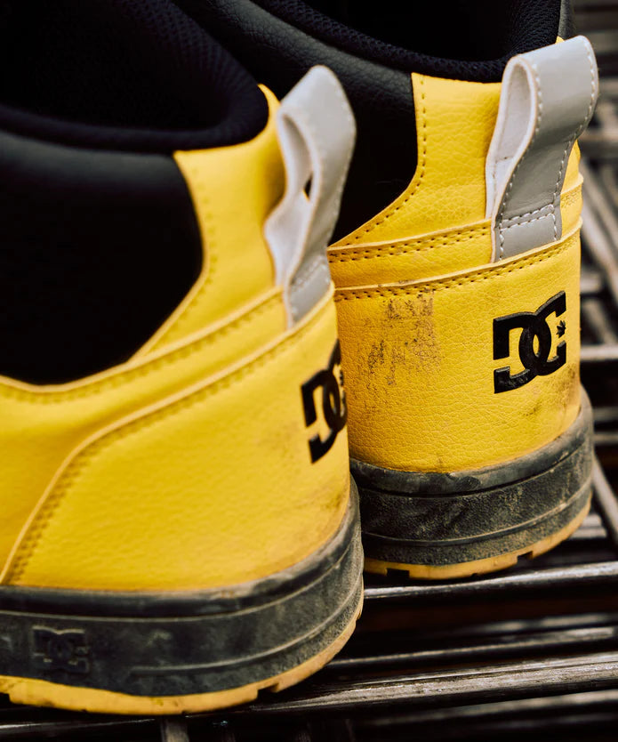 DC SHOES メンズ PHACTOR HI DL DP005701 プロテクティブスニーカー JSAA A種 3E ダイヤル式 ガラス繊維強化樹脂製先芯