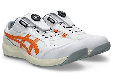 【2026SS新作】アシックス 1273A123 CP229 BOA 100.ホワイト×サンビーチ 3E相当 作業靴 安全靴 ワーク ローカット