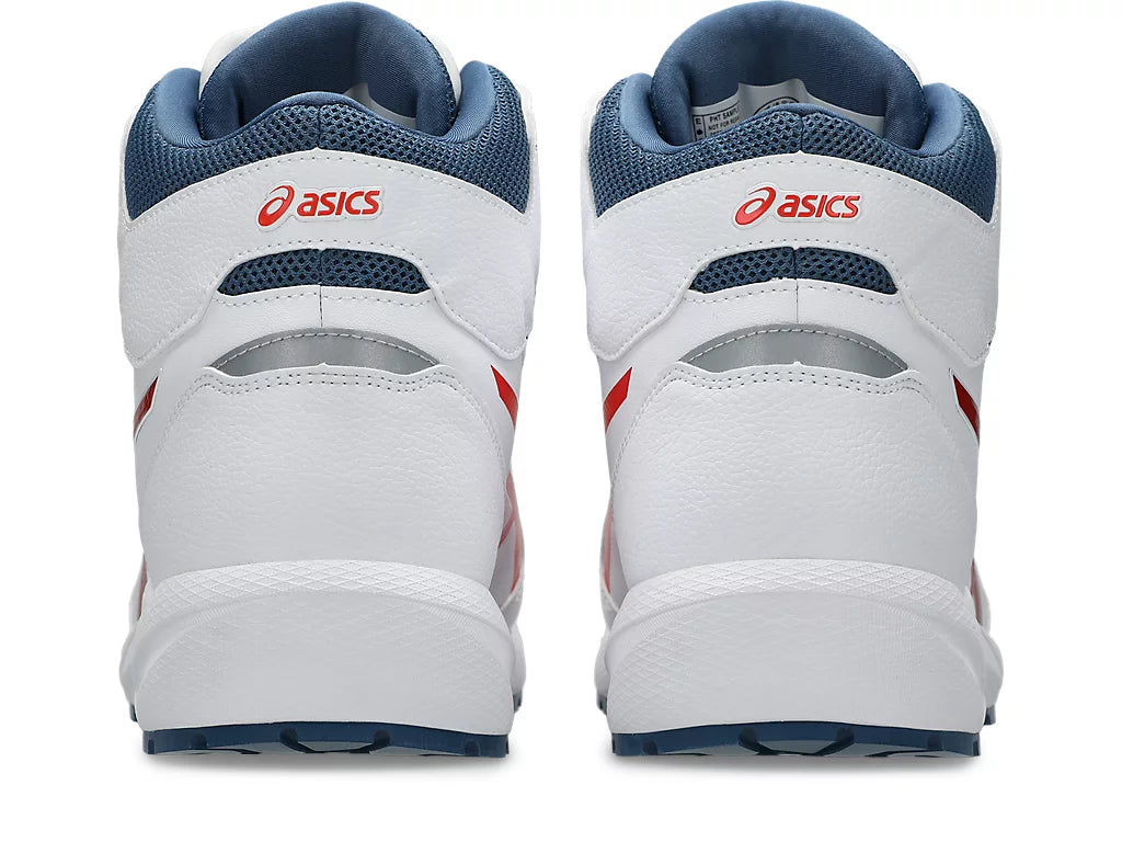 asics CP314 BOAシステム安全靴 ホワイト/レッド/ネイビー 2026年春夏新作】アシックス 安全靴 ウィンジョブ®CP314 BOA 3E