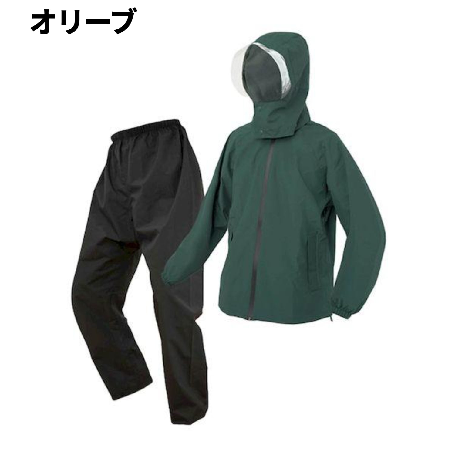 富士手袋 477-20 BRELIS ストレッチ透湿防水レインスーツ 収納袋付き 作業用 梅雨