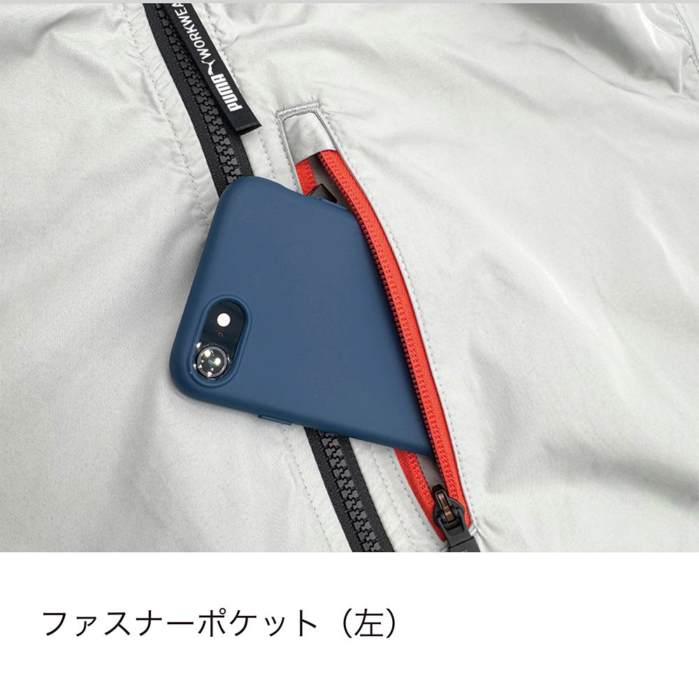 【2026SS新作】PUMA AT-8022N エアツイスト フーディーベスト 空調服® 熱中症対策 ファン装着用ウェア ワーク 作業用
