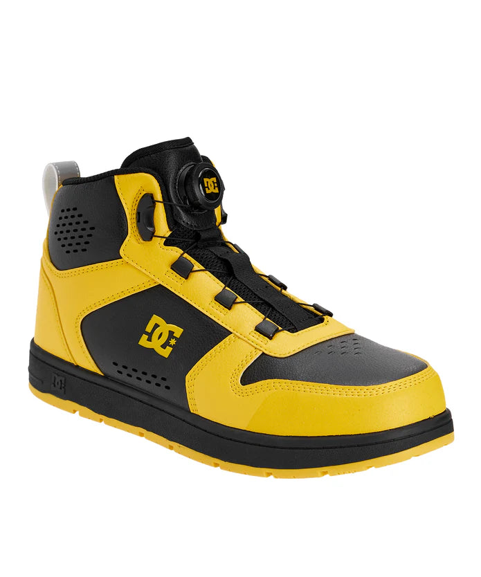 DC SHOES メンズ PHACTOR HI DL DP005701 プロテクティブスニーカー JSAA A種 3E ダイヤル式 ガラス繊維強化樹脂製先芯