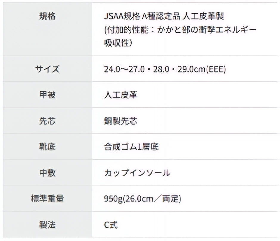 [シモン]　鳶技 S538 ブラック 高所作業用プロスニーカー JSAA規格A種認定品　24.0～29.0cm