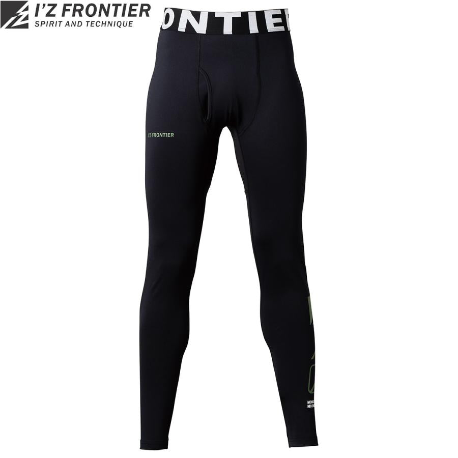 【在庫処分】 I'Z FRONTIER ＃9072  バックピーチ・ストレッチコンプレッションタイツ 05 ブラック