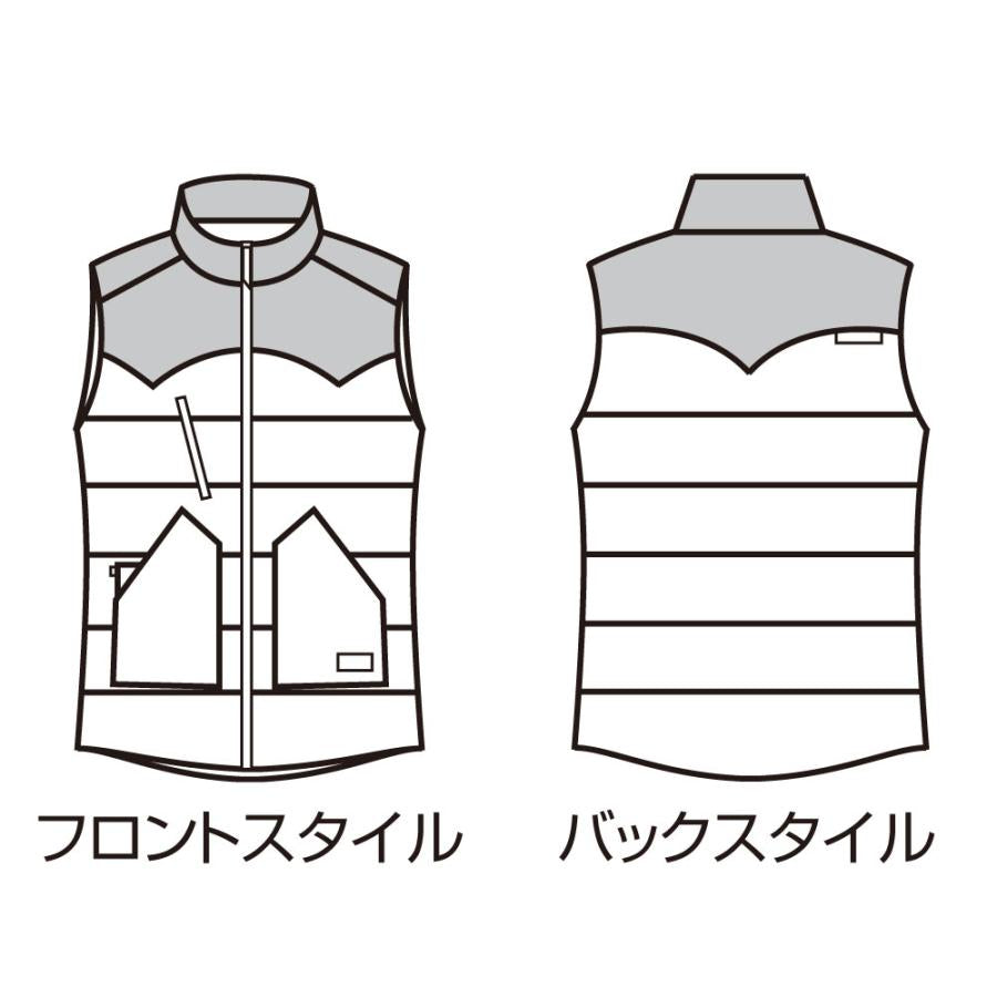 バートル 5024 防寒ベスト 73.ブラックウッド XXLのみ BURTLE サーモクラフト 電熱パッド 撥水 防風 耐水 CORDURA コーデュラ 防寒 寒さ対策 保温