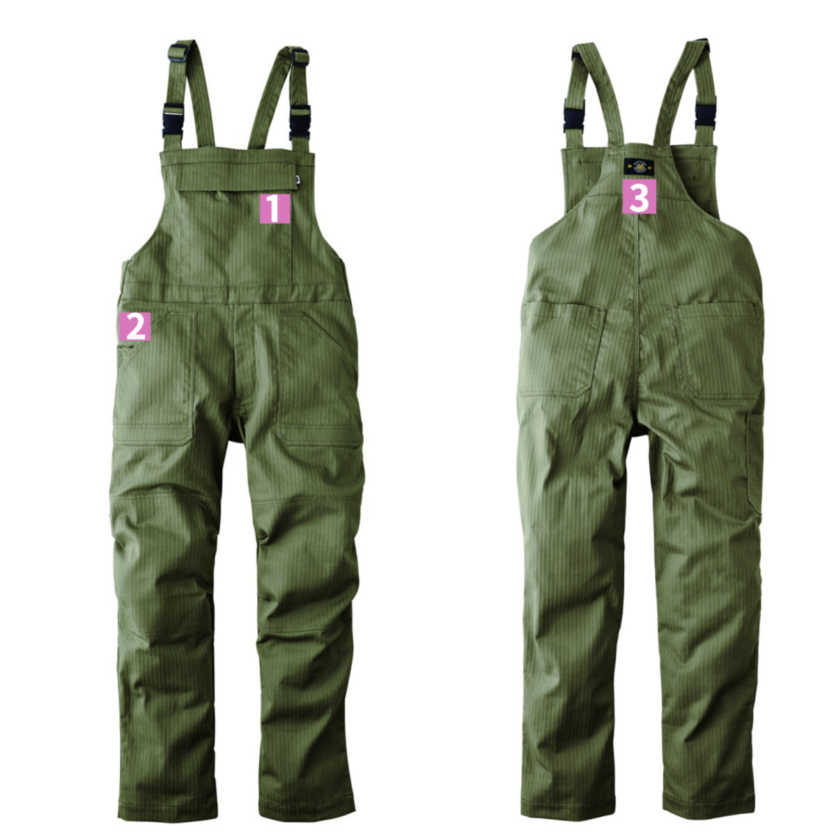 寅壱 9540-500 サロペット 2025AW 作業着 ワーク 制電 ストレッチ つなぎ TORAICHI