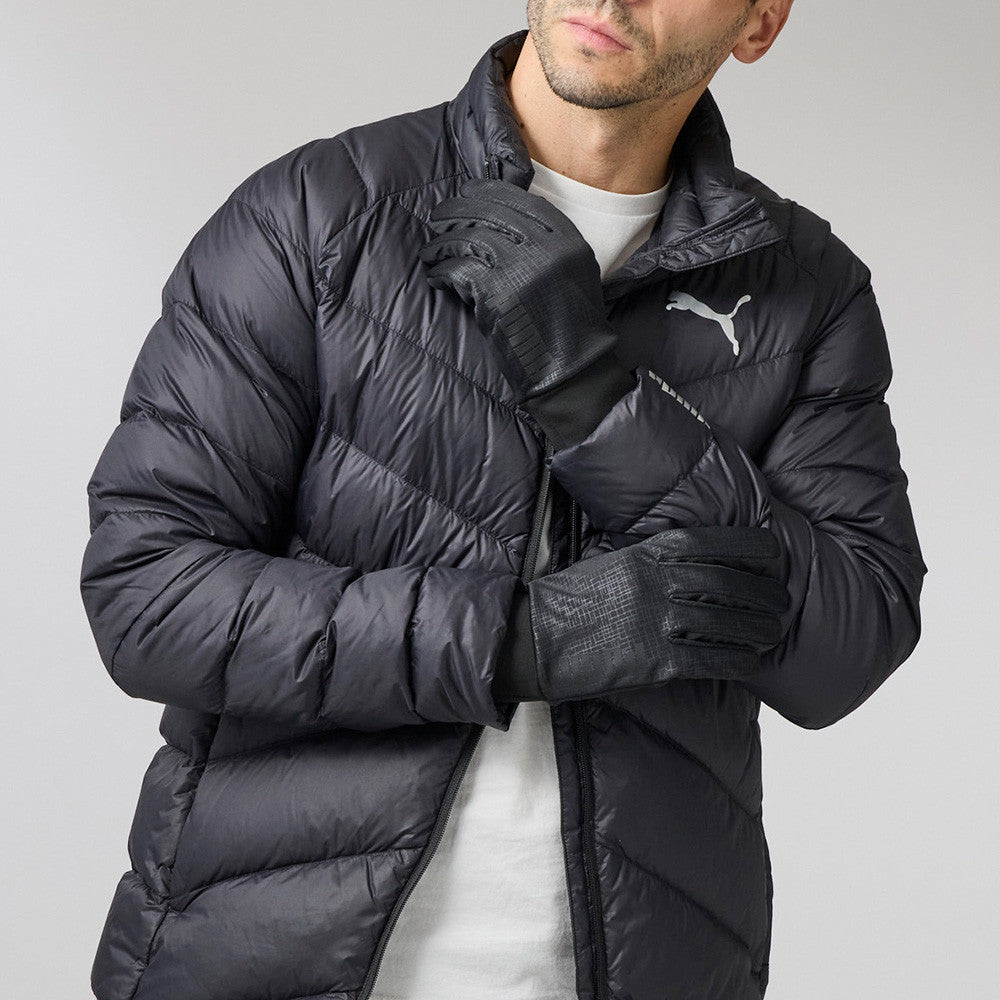 PUMA CW-3030 防寒ウインドプルーフグローブ プーマ 作業用 ワーク 防寒 手袋 ストレッチ 保温 タッチパネル 手甲防風 2025AW ユニワールド