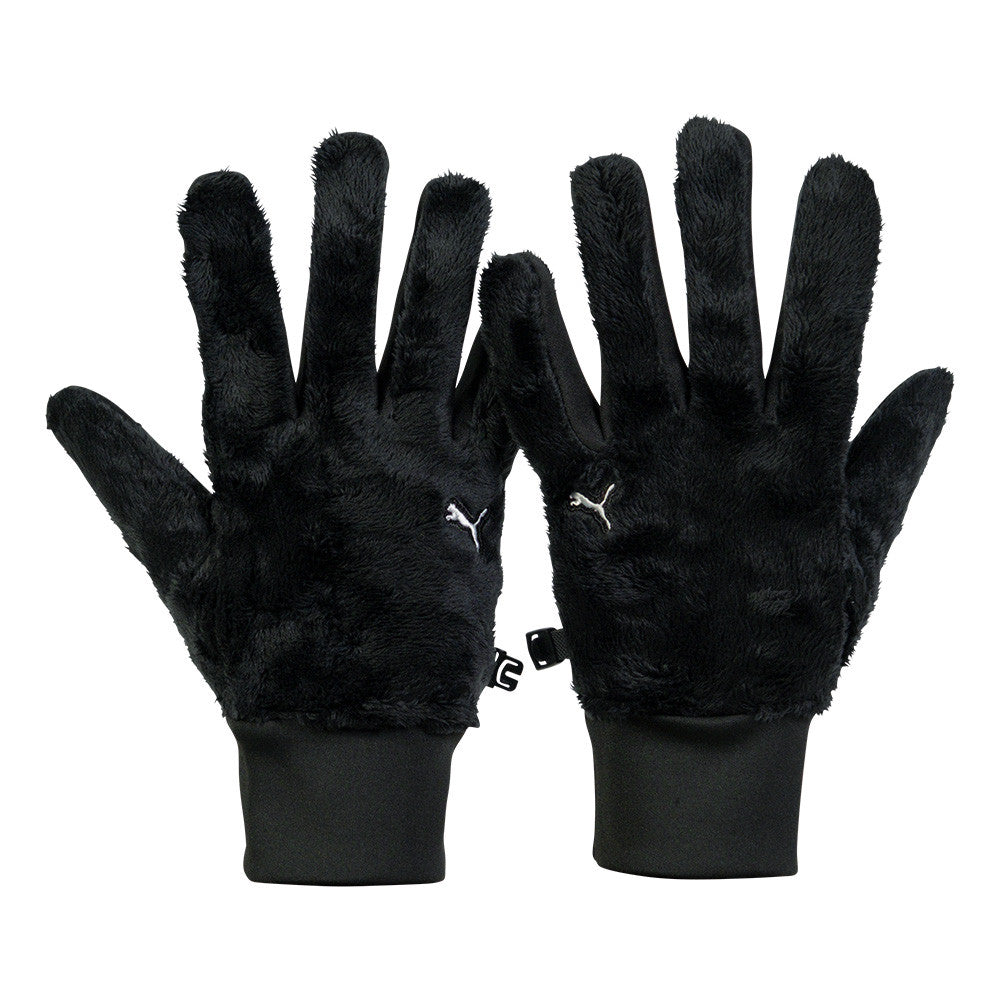 PUMA CW-3040 防寒ボアグローブ プーマ 防寒手袋 ストレッチ 保温 防風 すべり止め シャギーボア 作業 ワーク 2025AW ユニワールド