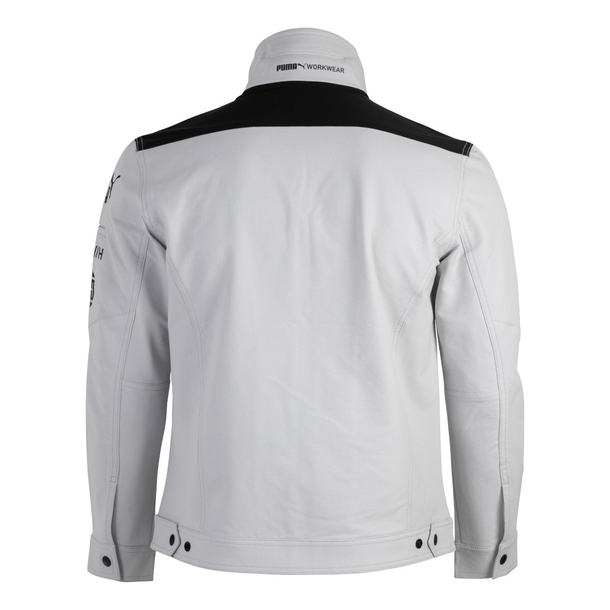 ま*ん様 PUMA ホワイトレザージャケット 数量限定】PUMA.AT WORK. x ヒロミ コラボ PW-3041G ワークジャケット