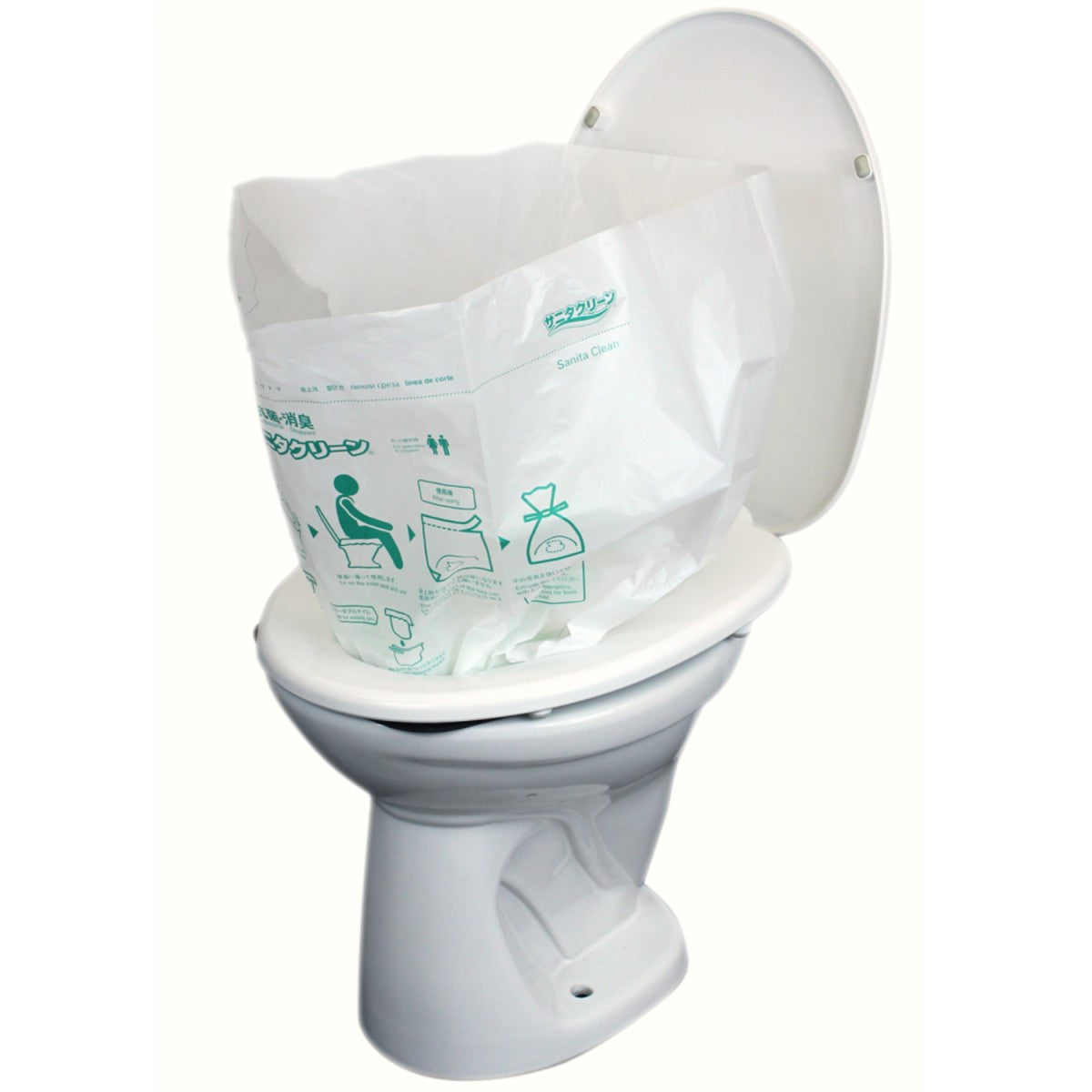 サニタクリーン 携帯・簡単トイレ 3枚入 大・小便共用 防臭 抗菌 携帯